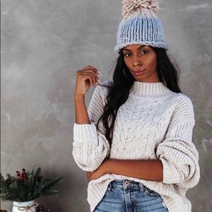 Brand new Vici cable knit sweater